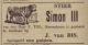 Stier Simon bij J. van Dis (1899)