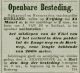 Advertentie openbare aanbesteding (1878)