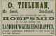 Ct Tieleman beveelt zich aan als hoefsmid, ijzersmeder. Vermoedelijk heeft hij de smederij van Reijer Riede overgenomen (1881)