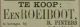 Roeiboot te koop bij R. Pinters te Zuidland (1881)