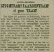 Zuidlander pleit voor tramverbinding Rotterdam-Hellevoetsluis (1881)
